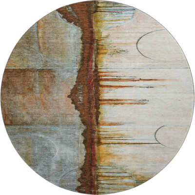 Premium Machine Washable Mayfield Abstract Rug