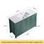 Armoire de rangement 48 po pour salle de bain 48 po - 4 portes à fermeture douce et 2 tiroirs-116645592