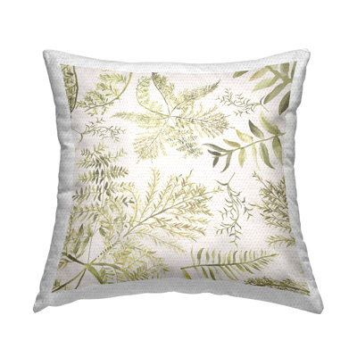 Floral Indoor/Outdoor Throw Pillow