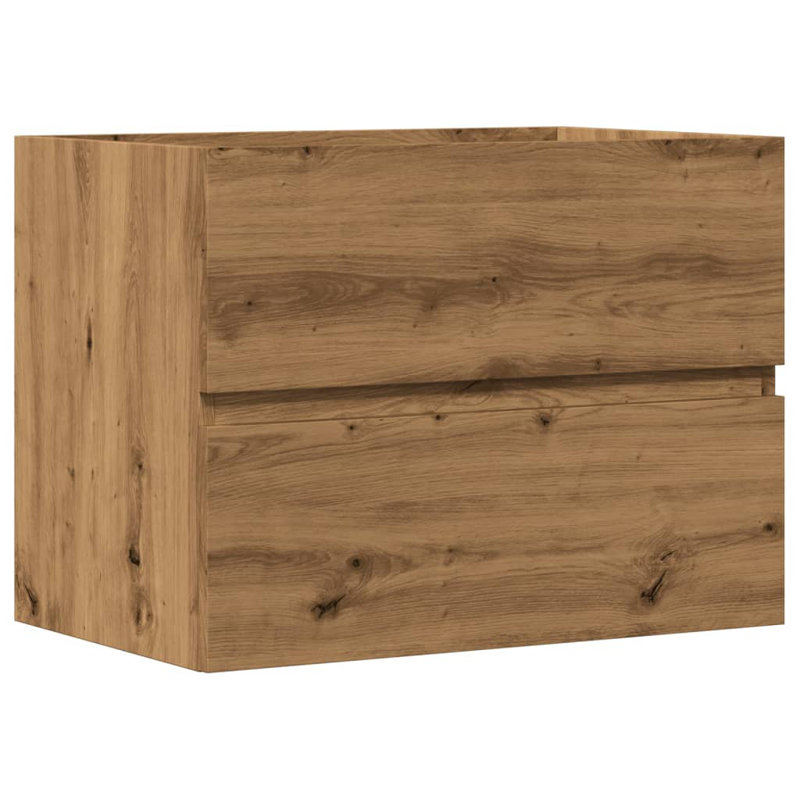 Mahrin 60cm Bathroom Vanity Base Only, Artisan Oak