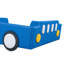 Lit plateforme simple en forme de voiture de course avec roues, cadre de lit-527135475