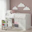 Liston Kids Midsleeper with Wardrobe Bedroom Set
