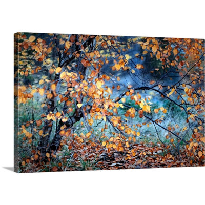« yellow cœur », reproduction de photo sur toile