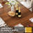 70.3" Large Modern Dining Table For 6-8 People, Rectangular Walnut Kitchen Dining Room Table With Thick Tabletop And White Geometric Metal Legs, Farmhouse Wood Dinner Tables