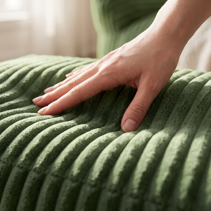 Fauteuil à billes à compression avec repose-pieds, grand canapé-lit en mousse à mémoire de forme confortable
