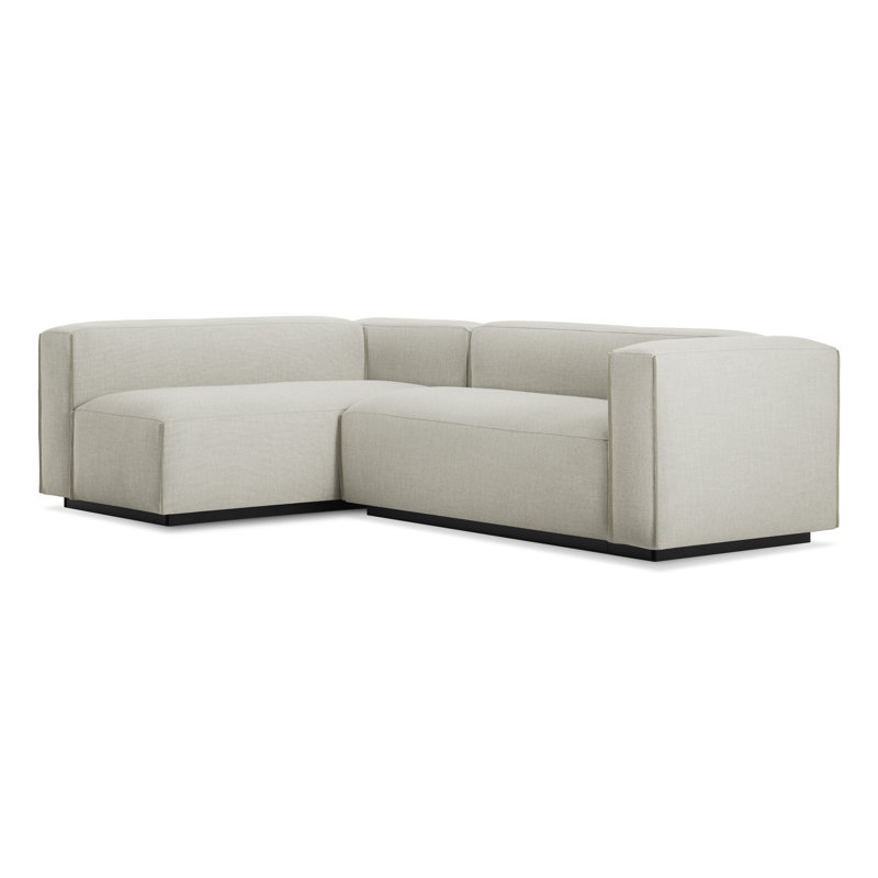 Cleon Modular Sectional, Maharam Meld in Panda, Right Hand Facing