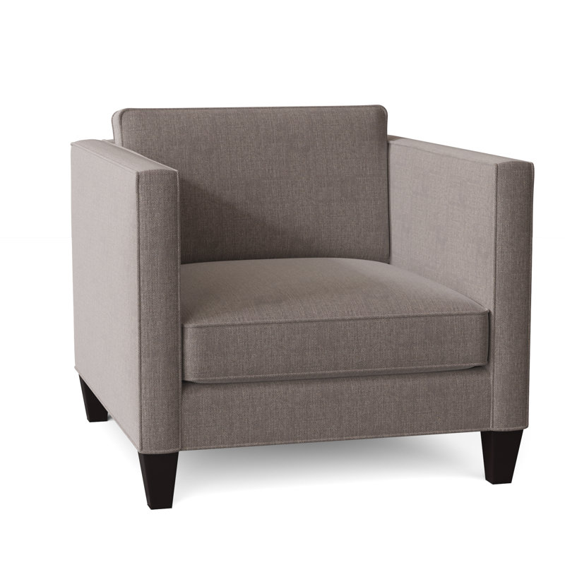 Fauteuil de 37 po de large Pudalov, Gravel Macarena