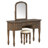 46" W Transitional Vanity W/ Stool, Espresso