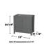 Sheffield 36" Single Bathroom Vanity Base Only-40171864