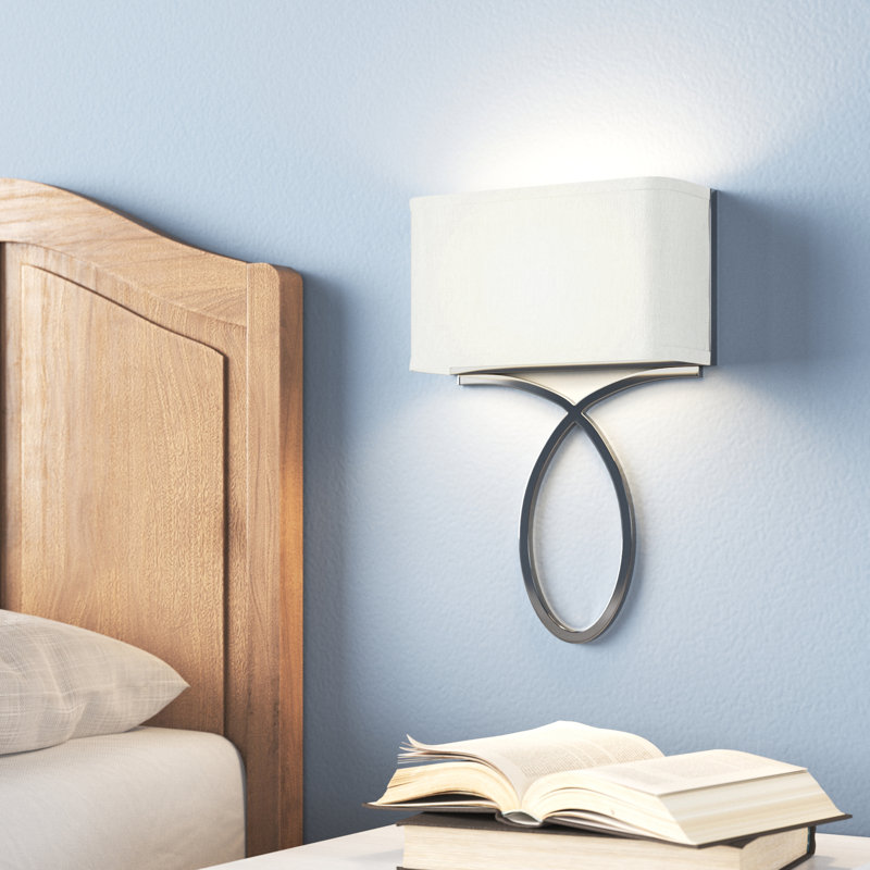 Spady Flush Mounted Sconce, Polished Nickel