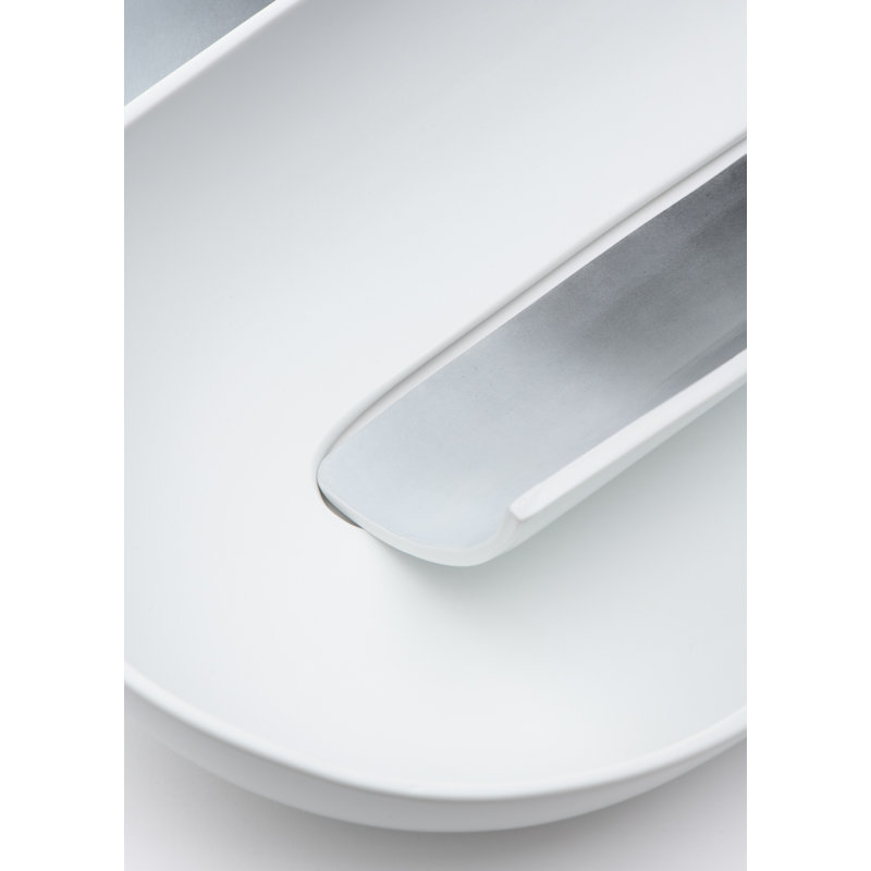 Nexus Porcelain Fruit Bowl, Black/White