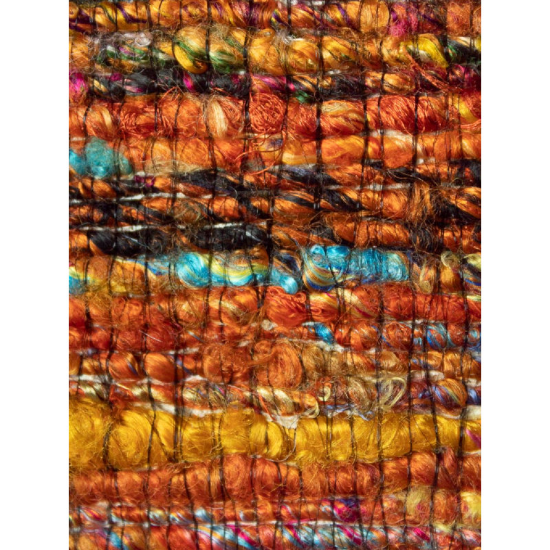Tapis rectangulaire Holi en terre cuite, Rectangle 12 pi x 15 pi