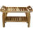 Teak Rectangular Shower Outdoor Bench With Handles-51958396-51958393