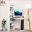 Bureau mural convertible avec tableau noir et tablette latérale HOMcom