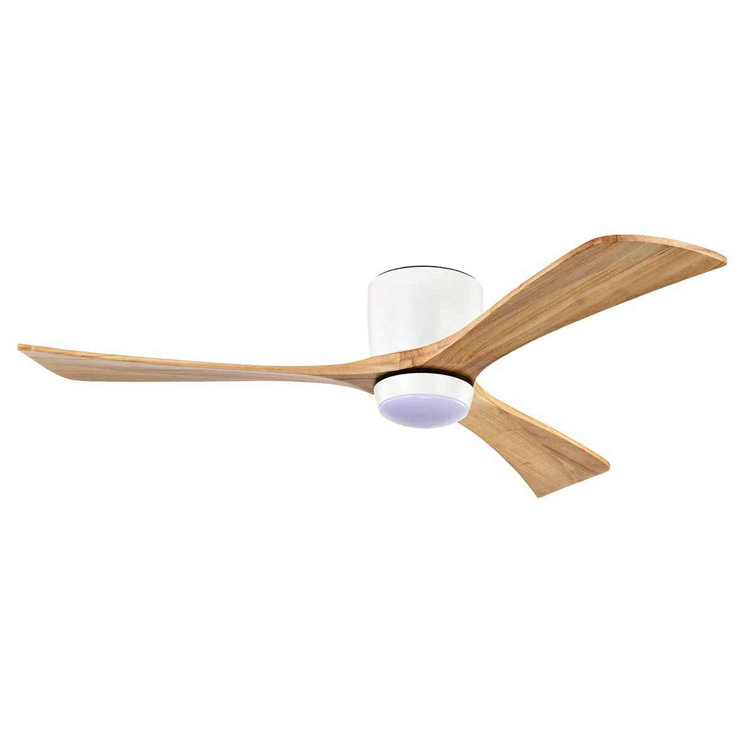 52" Ceiling Fan With Lights Remote Control, DC Motor Ceiling Fans 6 Speed Levels For Patio Living Room