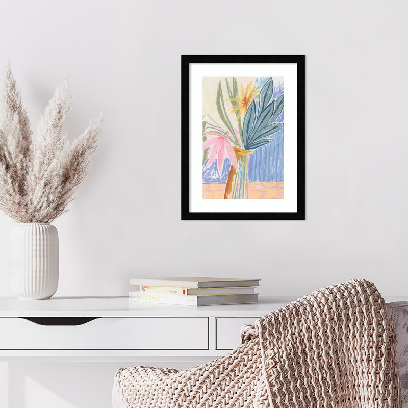 «August Bouquet» par Kate Aurelia Holloway, Noir, H 17 po x l 13 po x P 1 po