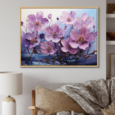 " Violet Flower Meadow Harmony I "