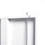 Armoire de rangement pliante en métal blanc