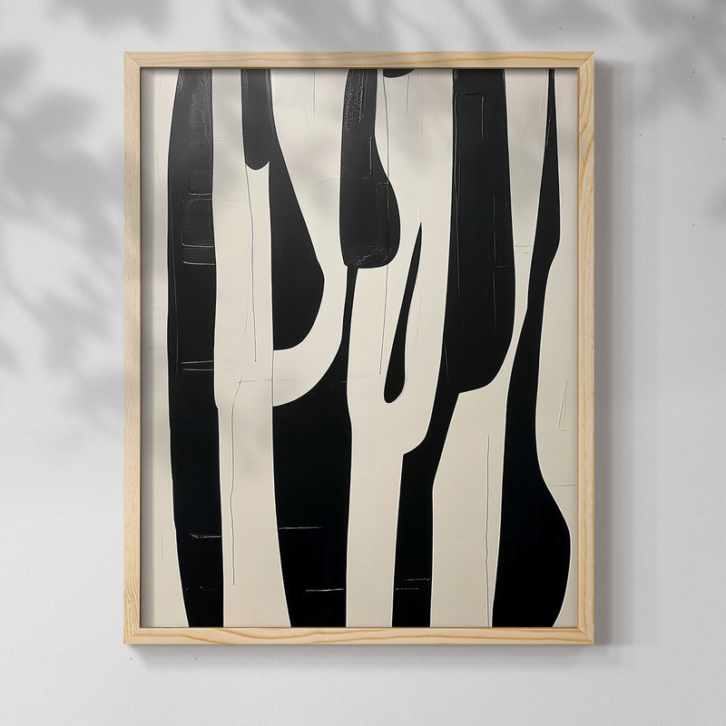 "ABSTRACT Series DCXC III" par J Paul, Naturel, H 11 po x l 9 po