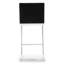 Upholstered Counter Stool with Metal Frame-298473558