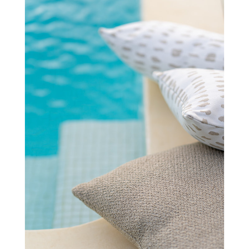 Mystic Ink Square Indoor/Outdoor Pillow Cover & Insert, Oat