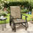 Smooth Gliding Outdoor Patio Chair With Comfortable Curved Seat And Durable Powder-Coated Steel Frame For Relaxation-283988943
