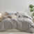 Wide Stripes - Light Gray/White