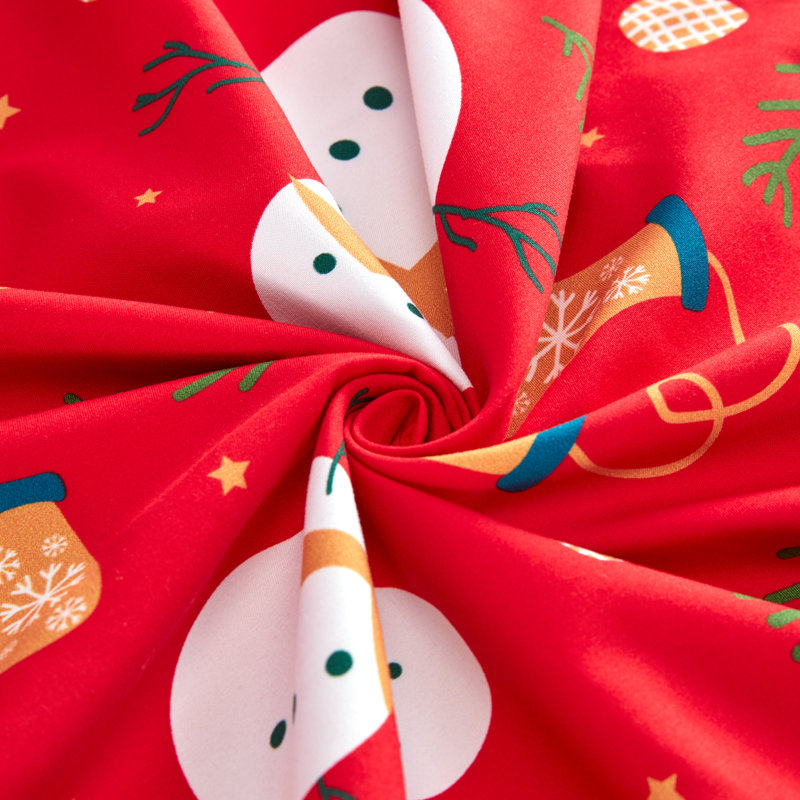  Space Rocket Reversible Duvet Cover Set, Full/Queen, Christmas Snowman
