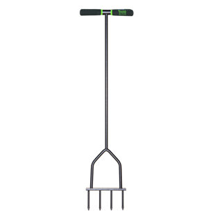 Yard Butler All Steel Lawn Grass 4 Spike Aerator Tool