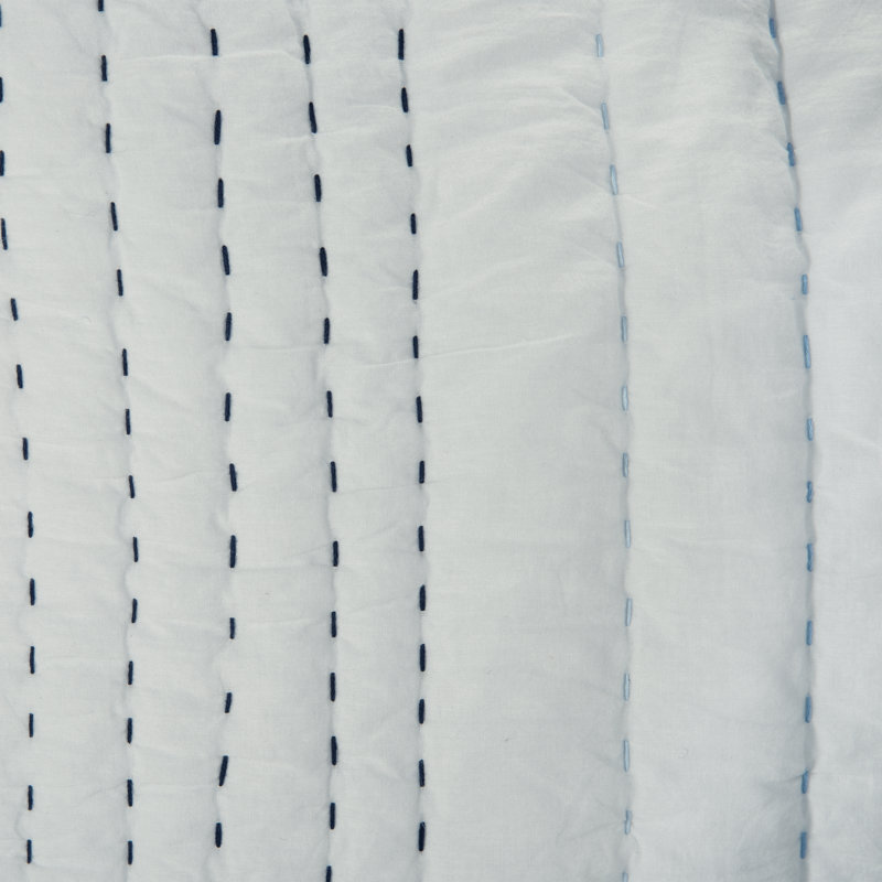 Ventrice Cotton Striped Quilt, King