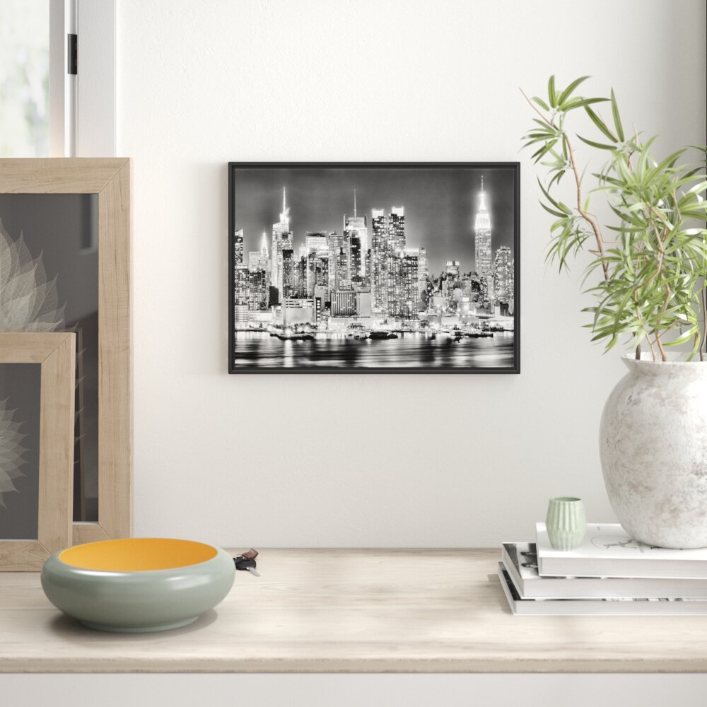 Gerahmtes Wandbild Skyline von New York