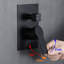 Robinet de douche mural avec valve brute-67396968