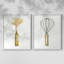 Impression encadrée de cuisine I-Premium de Kitchen N Nécessity - prête à être accrochée - aucun clou requis - aucun clou requis-1879176047-1879176048