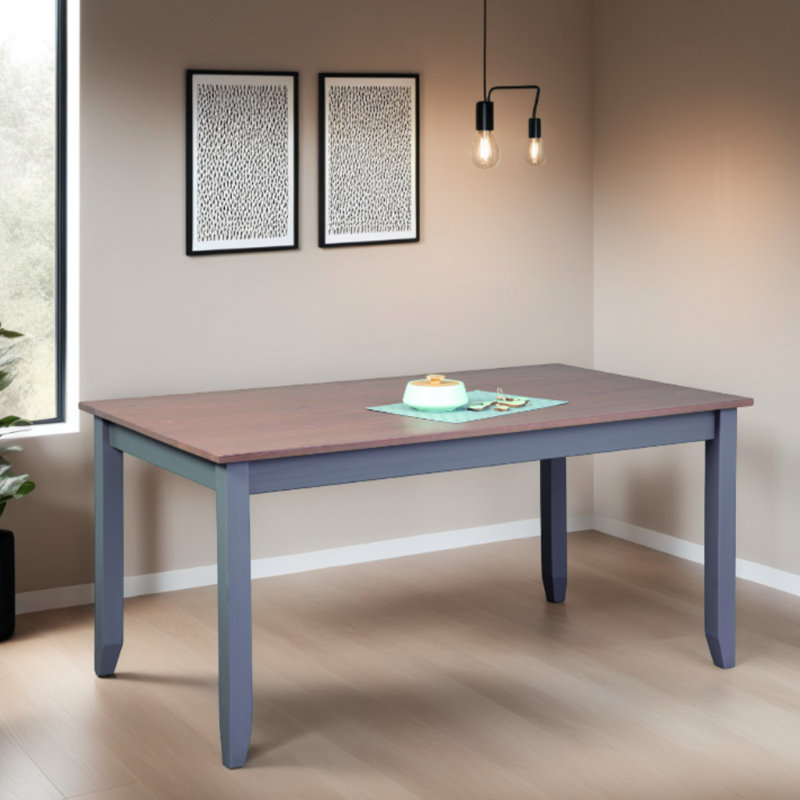 Westerland Dining Table, Gray/Sepia, H75 x D90 x W160 cm