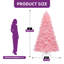6 FT Prelit Pink Spruce Artificial Christmas Tree with 8 Lighting Modes-65871364