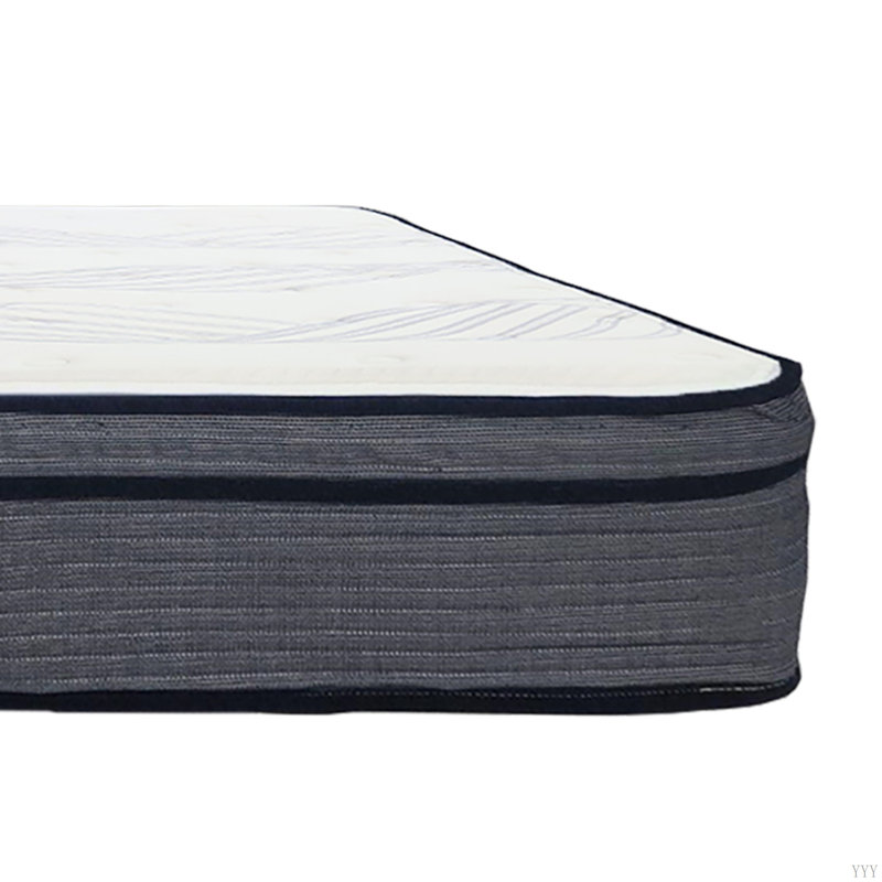 14 po Matelas hybride, mousse multicouche et matelas à ressorts ensachés dans un lit