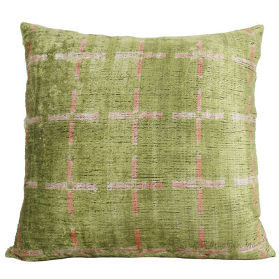 Chester Silk Velvet Square Pillow Cover And Insert