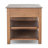 Divina Kitchen Island-Warm Grey Marble