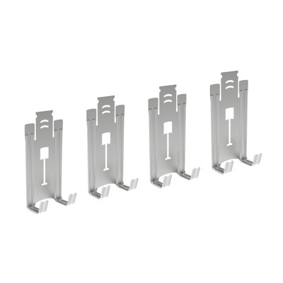 Biohort Shed Metal Tool Hanger Set (4 pack)
