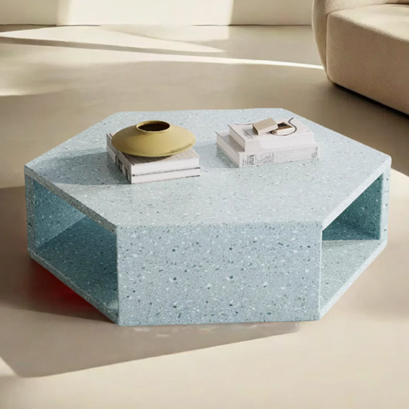 Table basse au design créatif personnalisé, Bleu