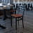 Kendall Clear Coated Ladder Back Metal Restaurant Chair-94568938-23170961