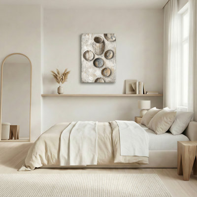 Ensemble de 1 tableau sur toile en faïence