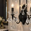 Applique murale en cristal 2 lumières-835384284