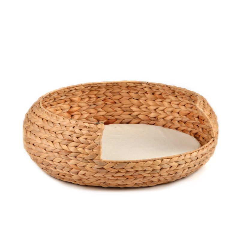 Nyasia Cotton Bolster Pet Bed, 54 W x 54 D cm