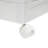 Mayley 4 Drawer Stackable Drawer with Locking Wheels