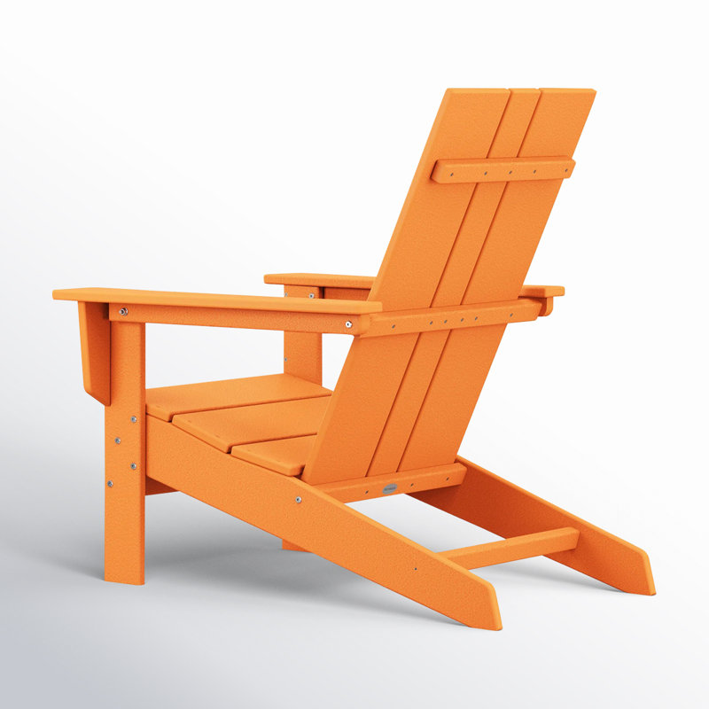 POLYWOOD x AllModern Adirondack Chair, Tangerine