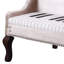  Banc de rangement pour piano à queue en velours argenté