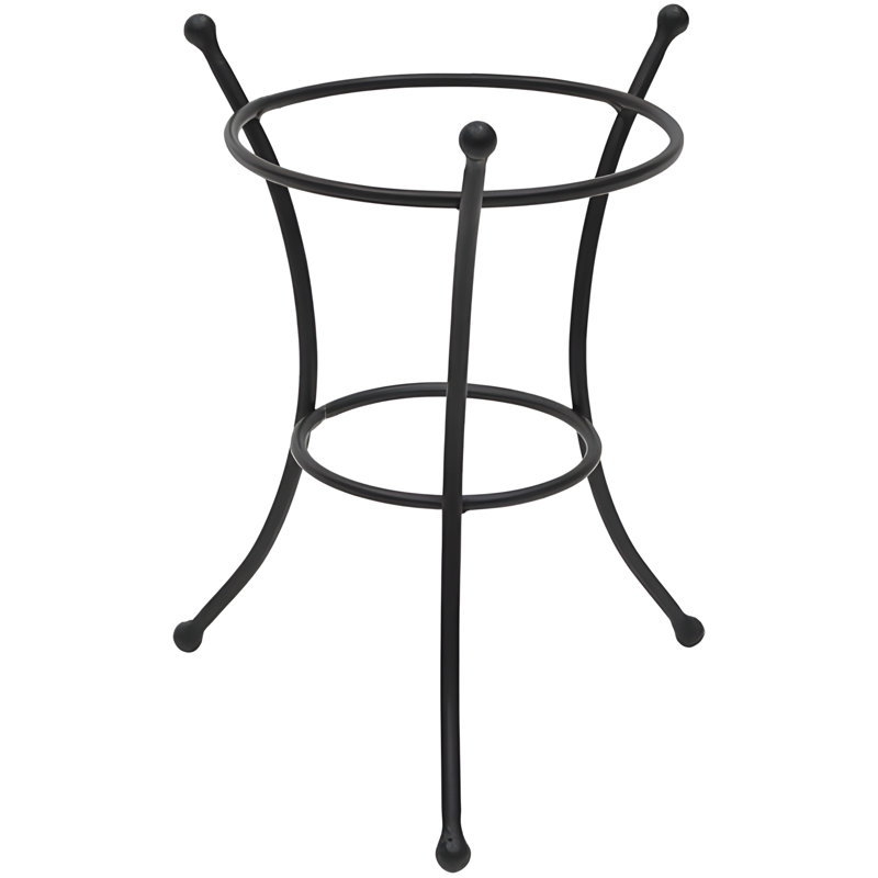 Support à plantes en fer forgé à usages multiples avec base de trépied pour les bains d'oiseaux, les pots de fleurs et les décorations de jardin