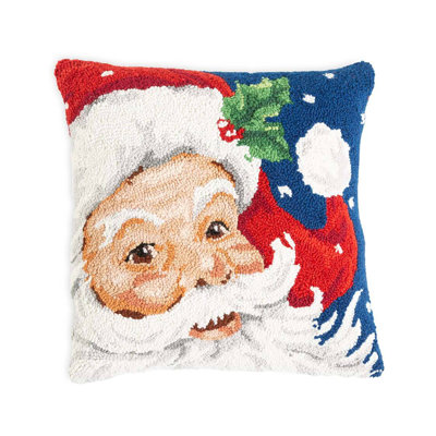 Wool Blend Throw Square Pillow Cover & Insert