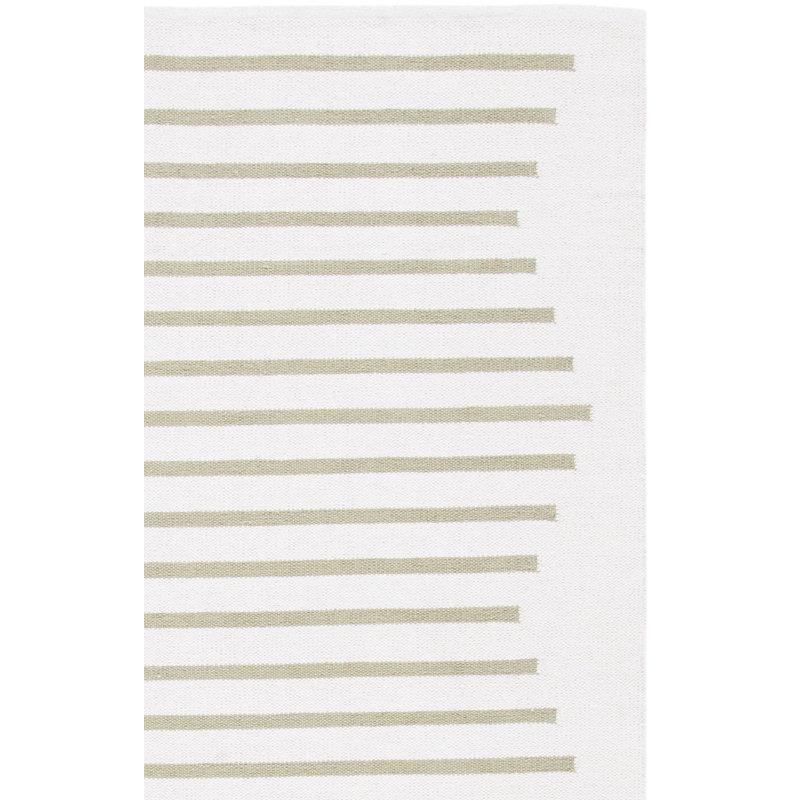 Tapis rayé en coton tissé à la main Estuardo, Tapis de couloir 2 pi 3 po x 8 pi